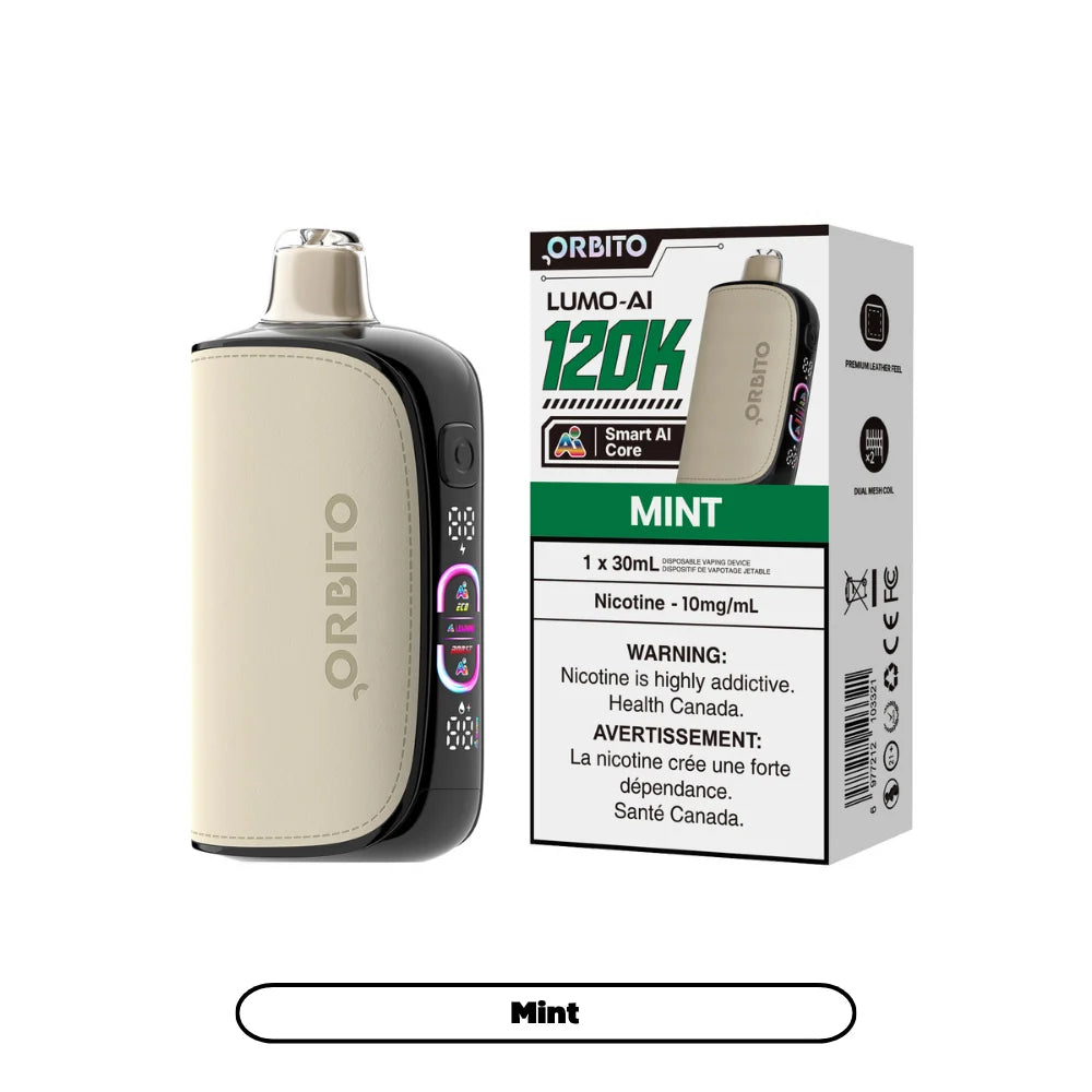 Orbito Lumo AI 120k Mint 10mg/mL disposable (Provincial)