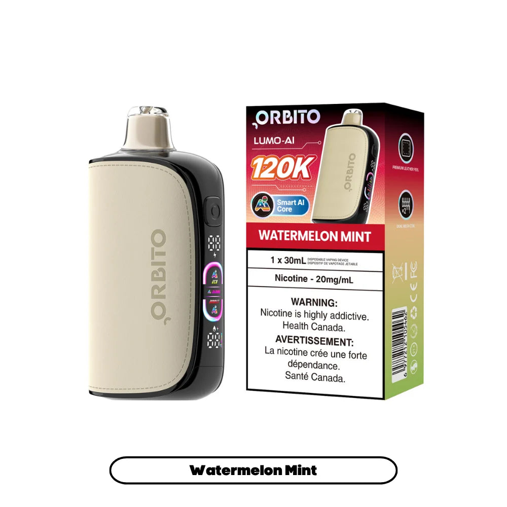 Orbito Lumo AI 120k Watermelon Mint 20mg/mL disposable (Provincial)