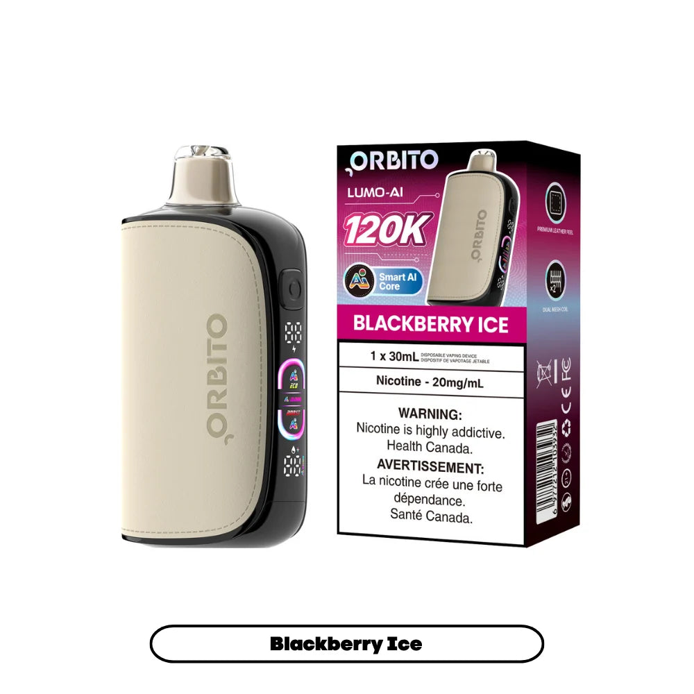 Orbito Lumo AI 120k Blackberry Ice 20mg/mL disposable (Provincial)