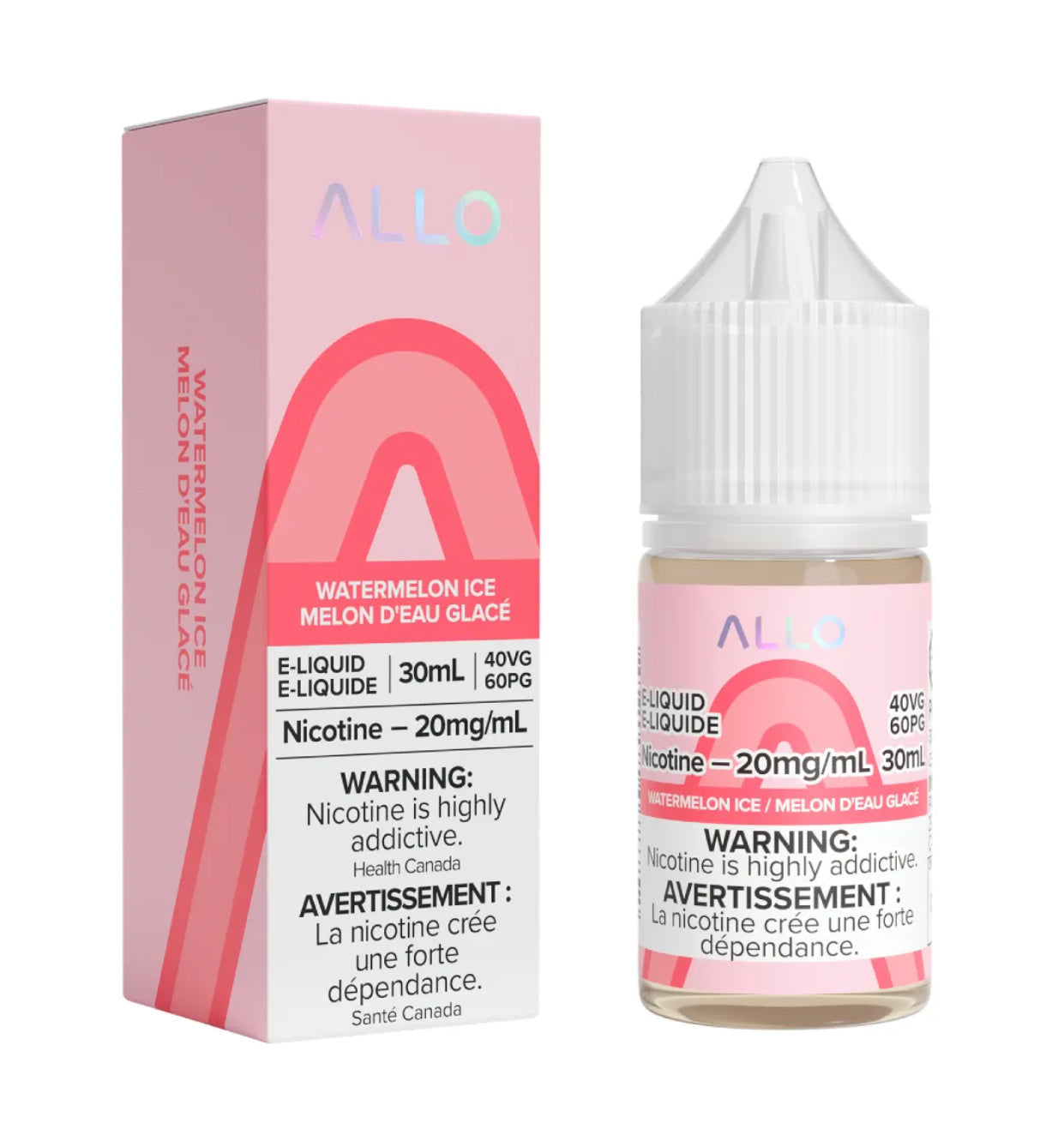 Allo e-liquid Watermelon Ice 20mg/mL-30mL (Provincial)