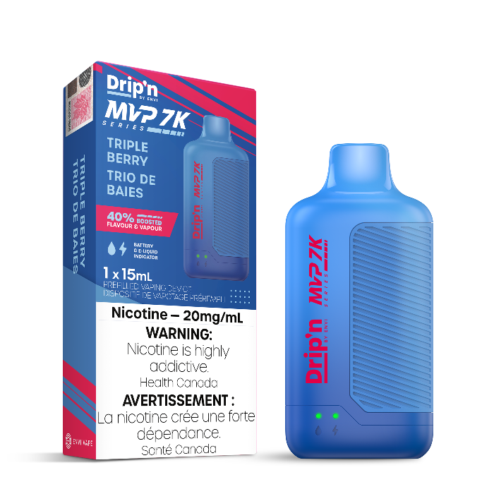 Drip’n Mvp 7k Triple Berry 20mg/ml disposable (Provincial)