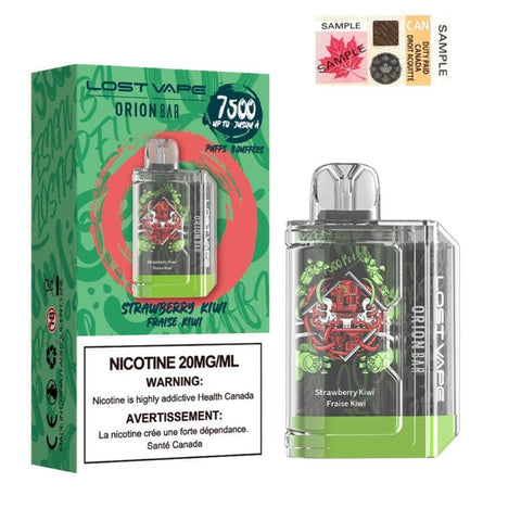 Lost vape orion bar 7500 Strawberry Kiwi 20mg/mL disposable (Provincial)