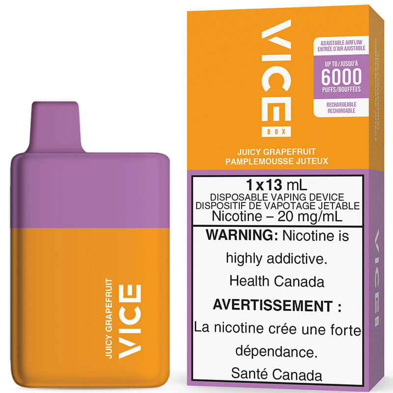 Vice box 6000 Juicy Grapefruit 20mg/mL disposable