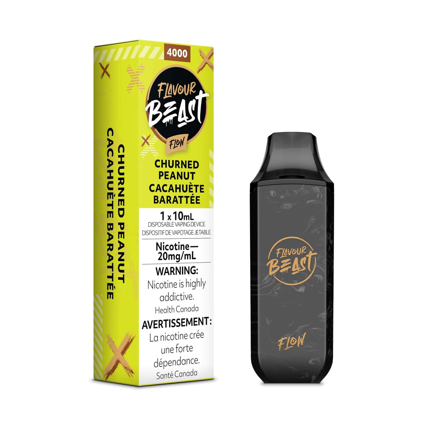 Flavour Beast Flow Churned Peanut 20mg/mL disposable (Provincial)