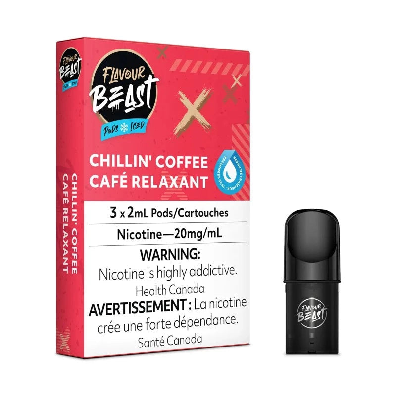 Flavour Beast pods Chillin’ Coffee Iced 20mg/mL(Provincial)