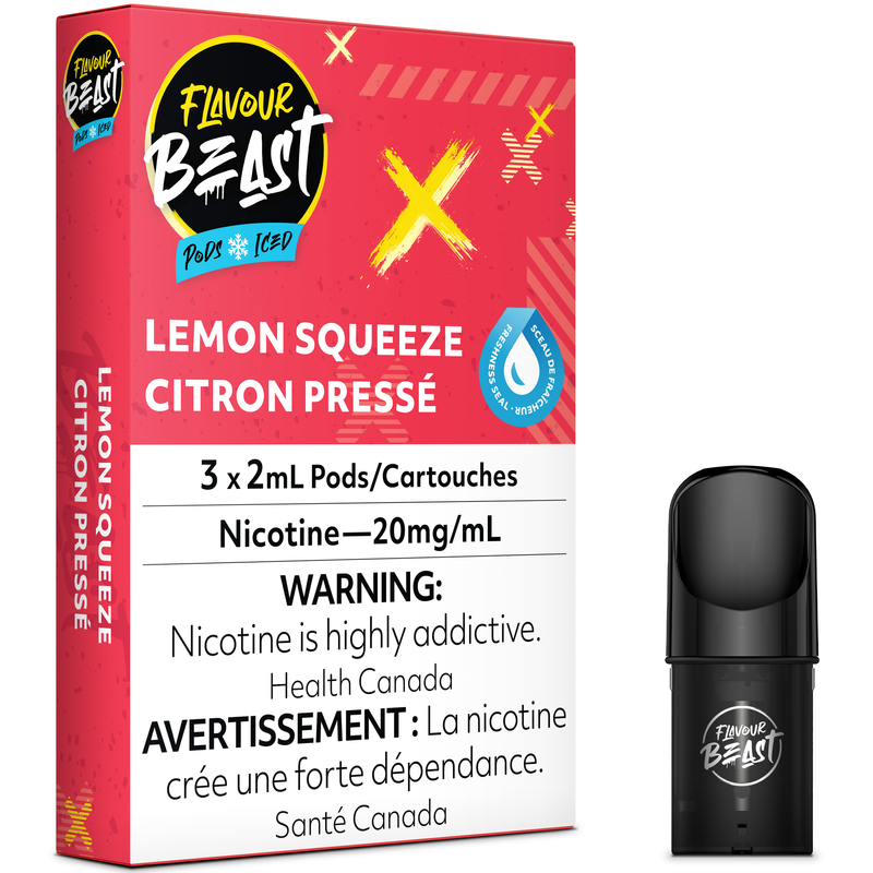 Flavour Beast pods Lemon Squeeze Ice 20mg/mL(Provincial)