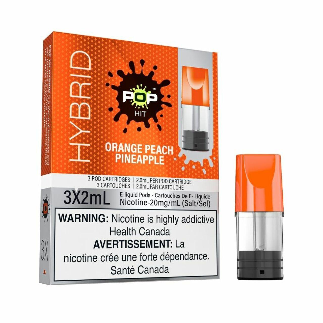 Pop hit pods Orange Peach Pineapple 20mg/mL(Provincial)