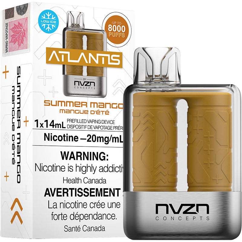 Atlantis 8000 Summer Mango 20mg/mL disposable (Provincial)