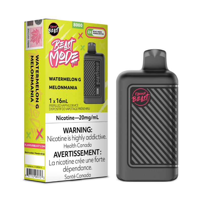 Flavour beast Mode 8K Watermelon G 20mg/mL disposable(Provincial)