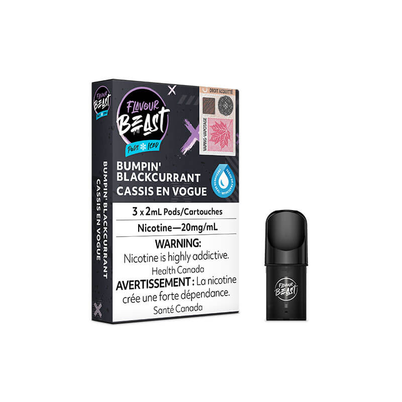 Flavour Beast pods Bumpin’ Blackcurrant 20mg/mL(Provincial)