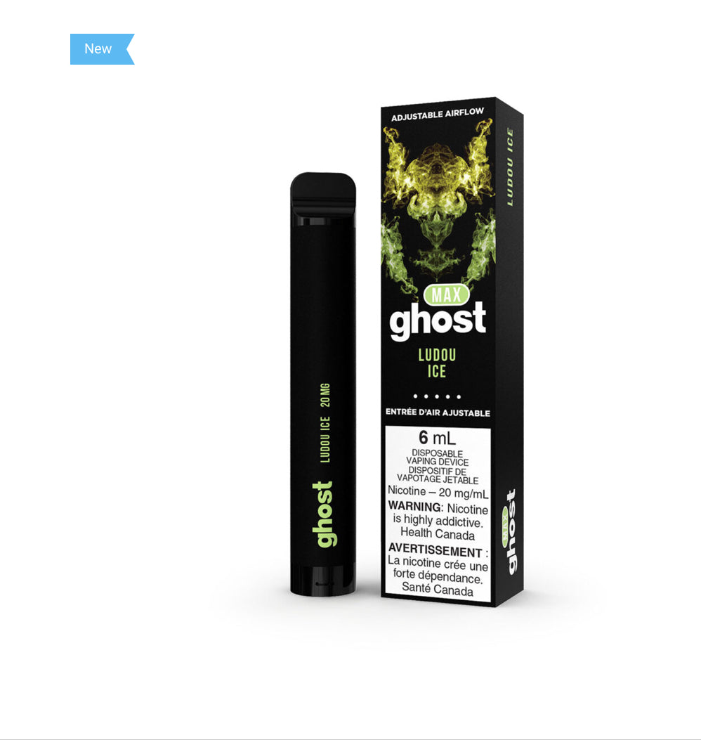 Ghost max 2000 Ludou Ice 20mg/mL disposable (Provincial)