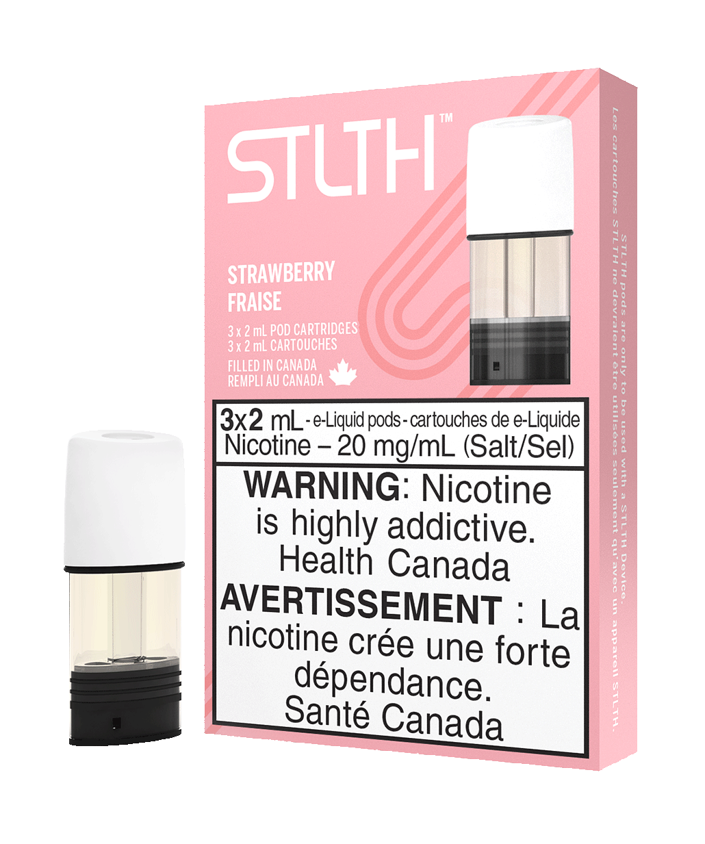 Stlth pods Strawberry 20mg/mL (provincial )