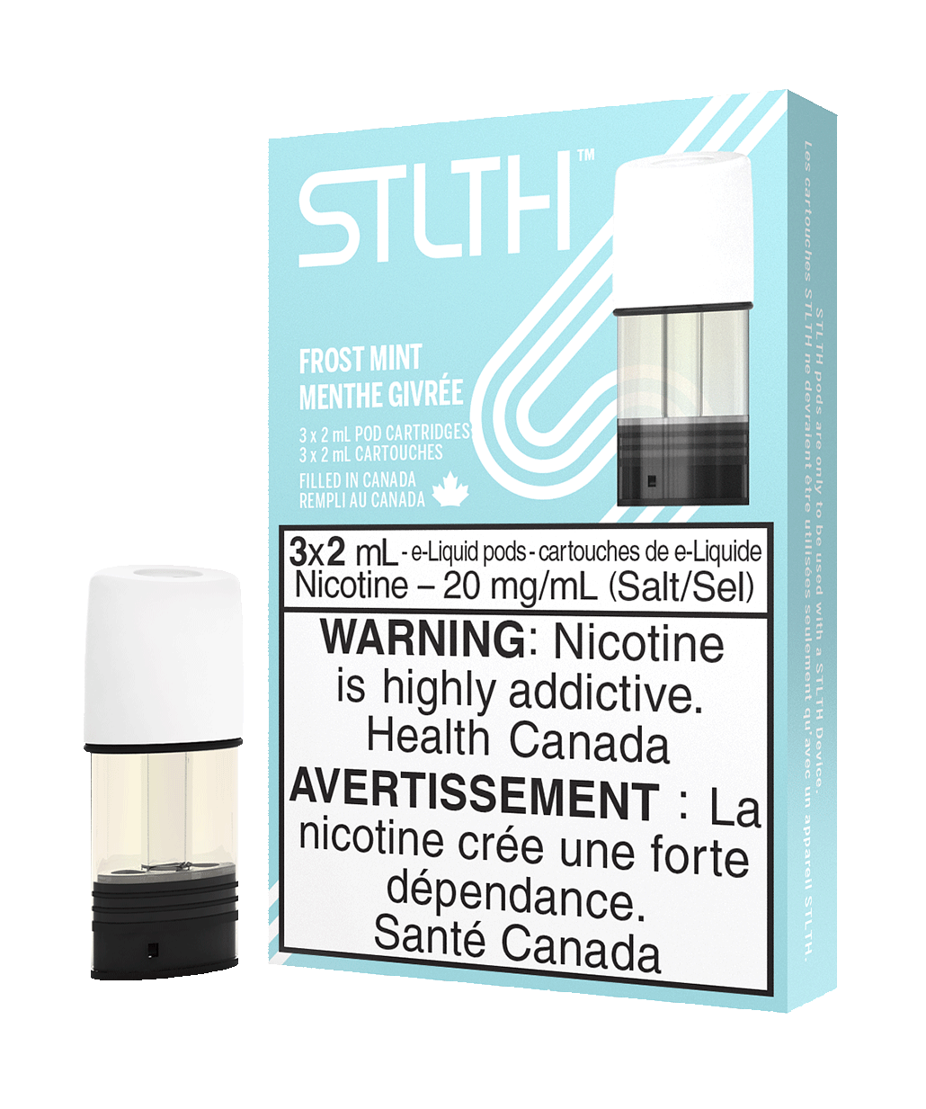 Stlth pods Frost Mint 20mg/mL (Provincial)