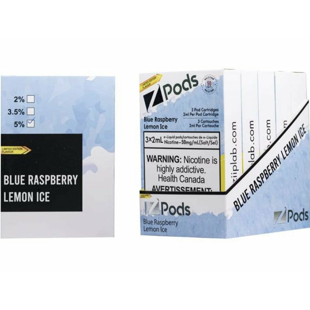 Zpods Blueberry Raspberry Lemon Ice 20mg/mL