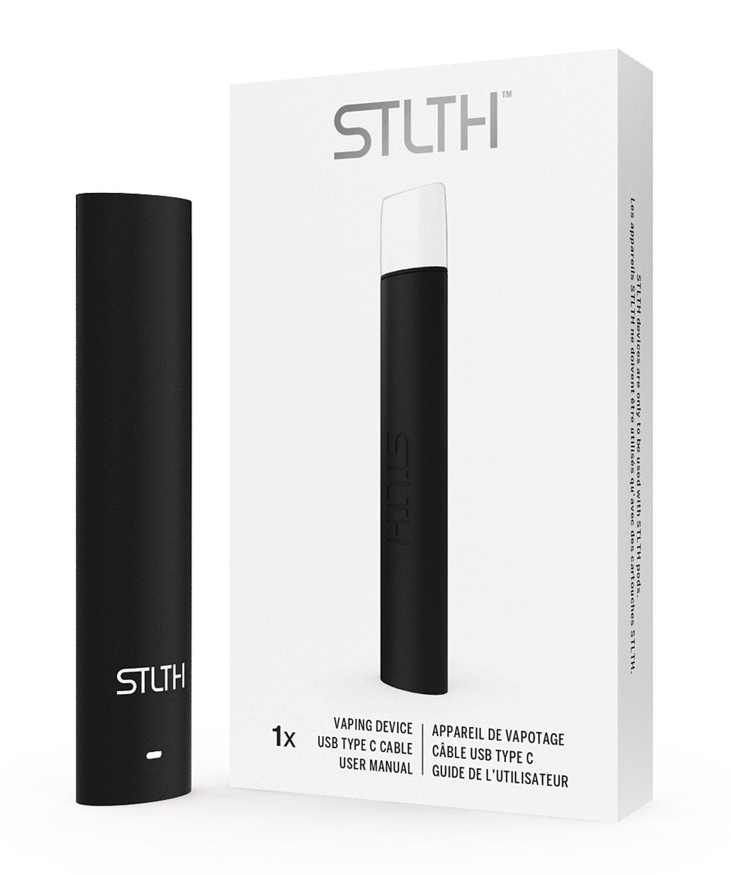 Stlth Solo Black Metal Type C device
