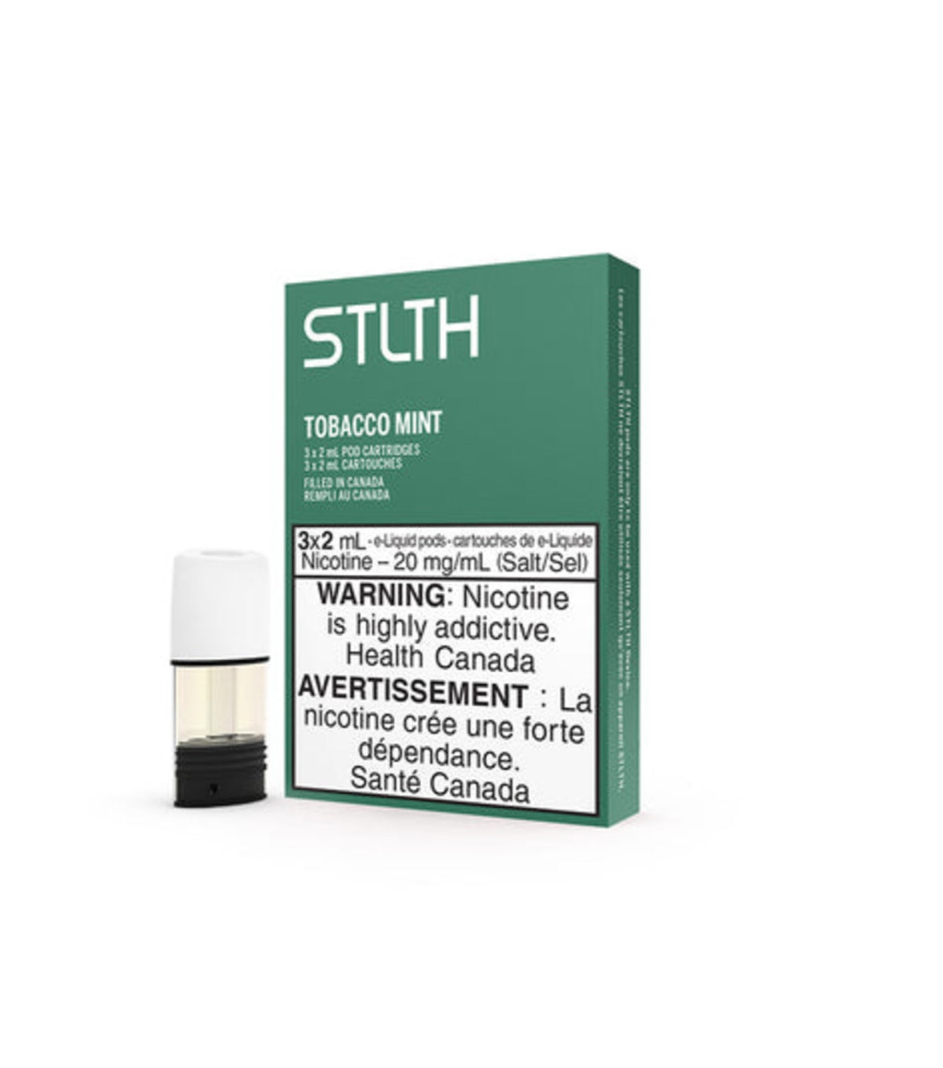Stlth pods Tobacco Mint 20mg/mL (Provincial)