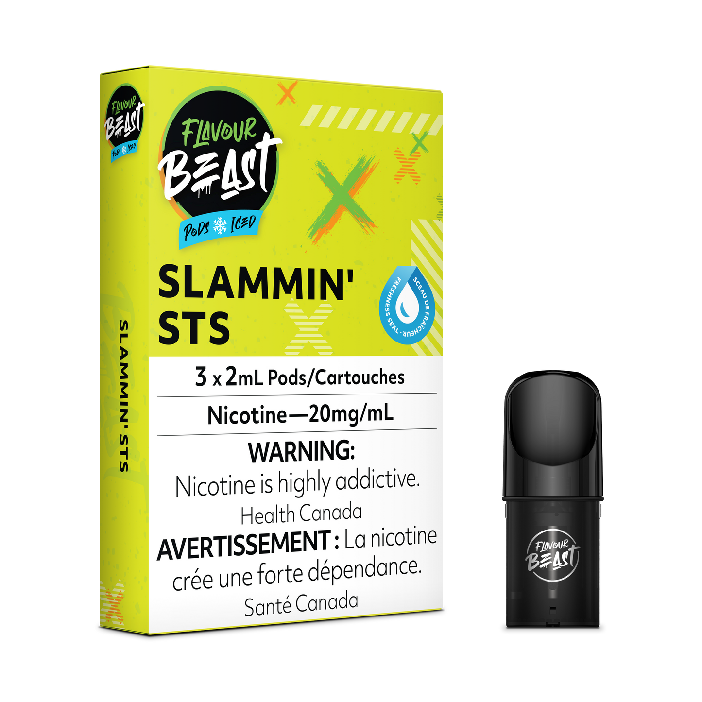 Flavour Beast pods Slammin STS 20mg/mL (provincial)