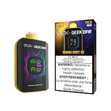 Stlth X Geek Bar 80k Banana Burst Ice 20mg/30mL disposable (Provincial)