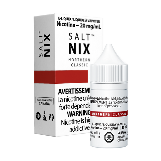 Nix salt e-liquid Northern classic 20mg/mL 30mL