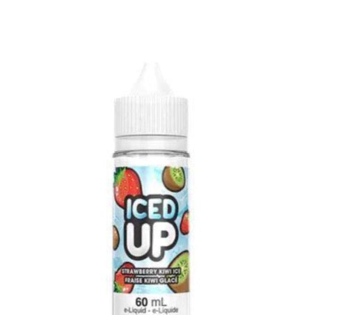 Iced Up E-Liquid Strawberry Kiwi Ice 0mg 60mL (Provincial)