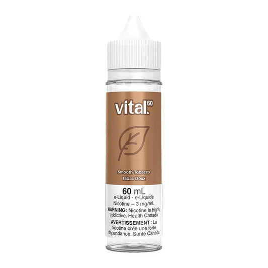 Vital 60 e-liquid Smooth Tobacco 6mg/ml- 60mL (Provincial)