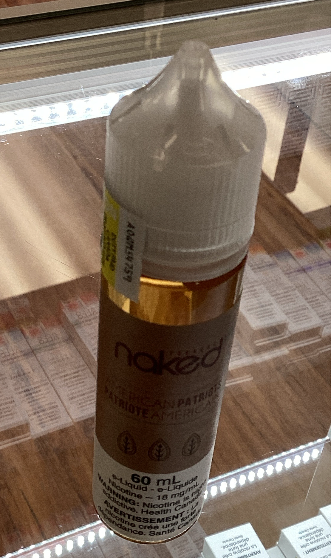 Naked 100 e-liquid American Patriots 18mg/mL-60mL (provincial)