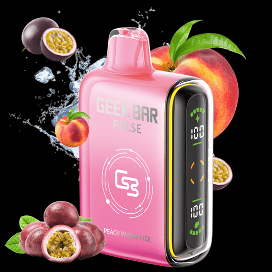 Geek bar Pulse 9000 Peach Passion Ice 20mg/mL disposable