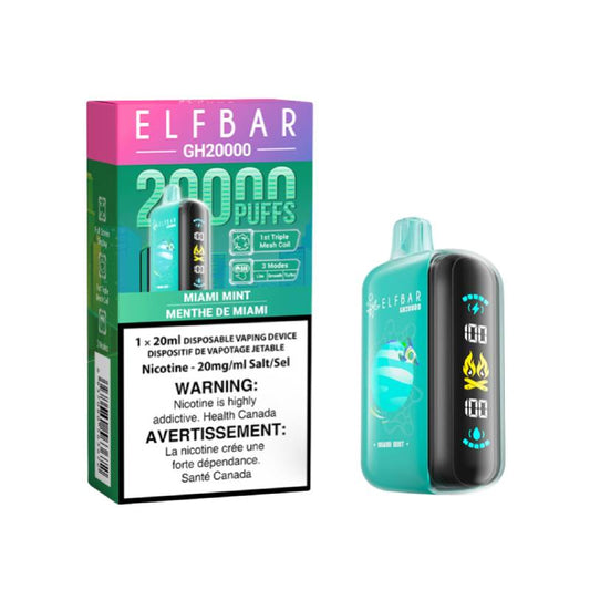 Elf Bar GH20K Miami Mint 20mg/mL disposable (Provincial)