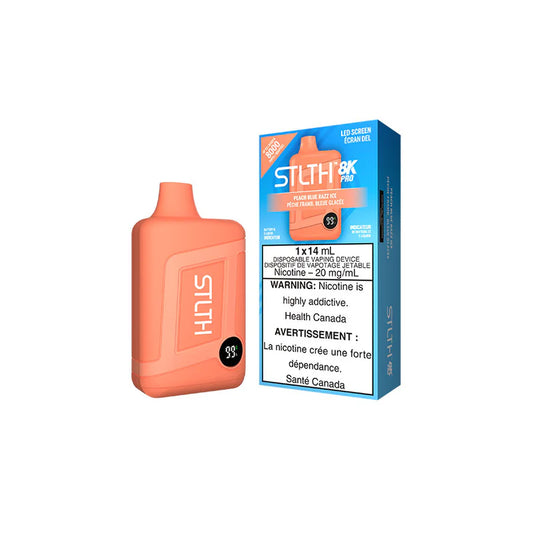 Stlth 8k Pro Peach Blue Razz Ice 20mg/mL disposable (Provincial)