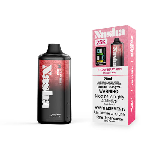 Nasha 25K Strawberry Kiwi 20mg/mL Disposable  (Provincial)