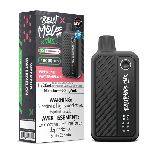 Flavour beast Mode max 18K Weekend watermelon 20mg/mL disposable