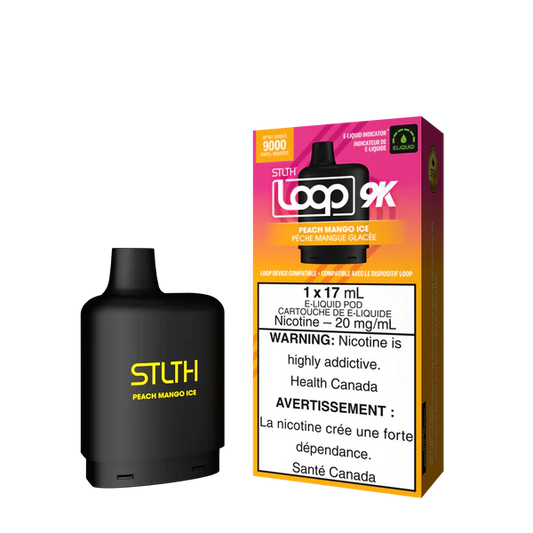 Stlth Loop Pod 9K Peach Mango Ice 20mg/17ml (Provincial)