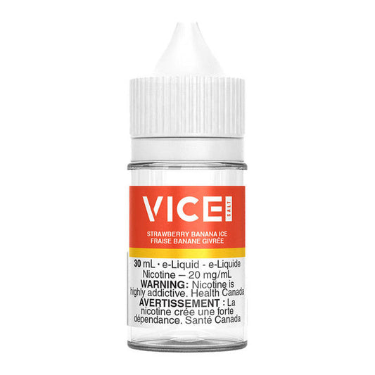 Vice salt e-liquid Strawberry Banana Ice 20mg/mL-30mL (Provincial)