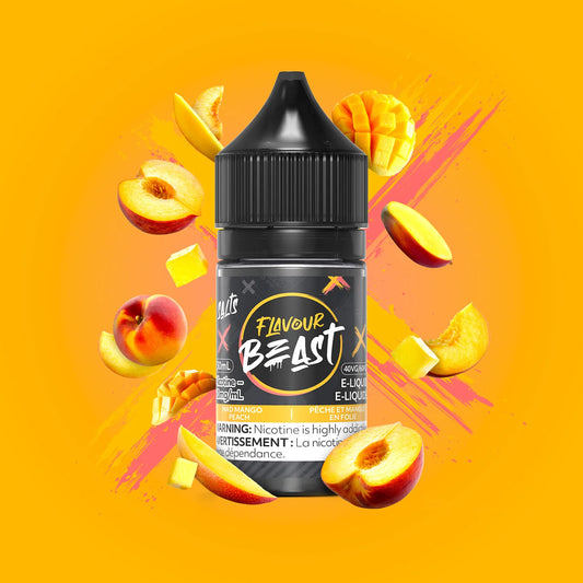 Flavour Beast e-liquid Mad Mango Peach 10mg/mL-30mL ( Provincial)