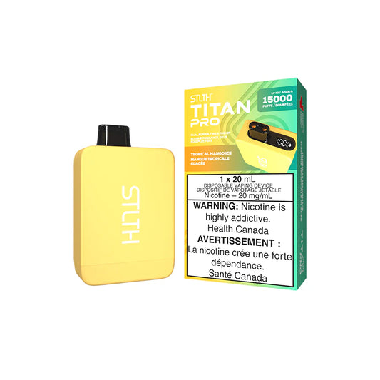 Stlth Titan 10k Tropical mango ice 20mg/mL disposable