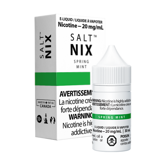 Nix salt e-liquid Spring mint 20mg/mL 30mL