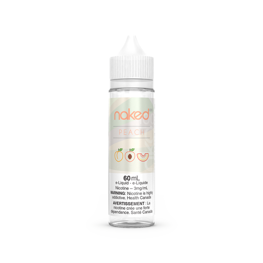 Naked 100 e-liquid Peach 3mg/mL-60mL