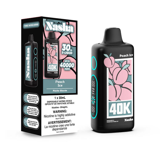 Nasha 40K Peach ice disposable  (Provincial)