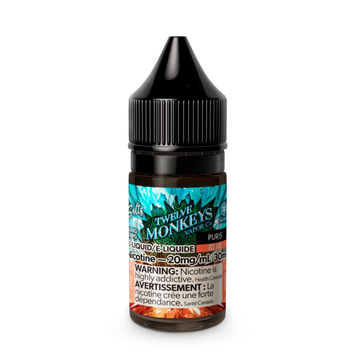 Twelve monkeys Ice age e-liquid Puris 20mg/mL-30mL