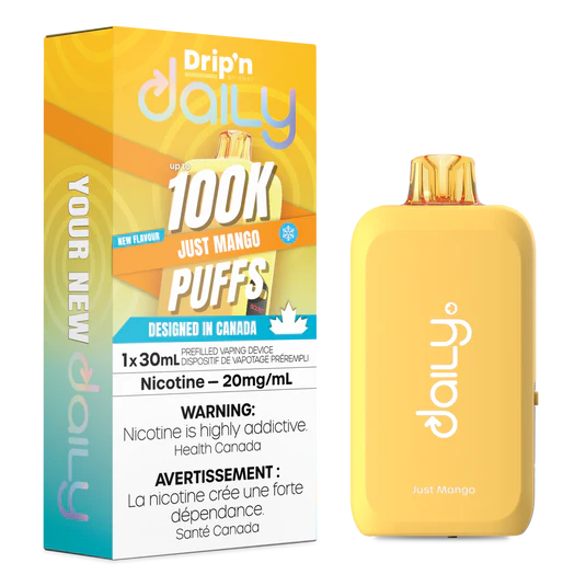Drip’n Daily 100K Just Mango 20mg /mL Disposable (Provincial)