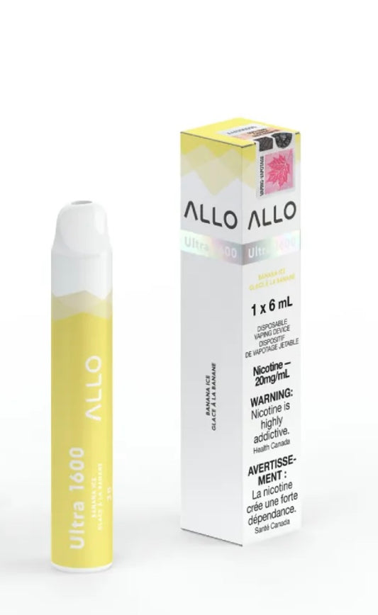 Allo ultra 1600 Banana Ice 20mg/mL disposable