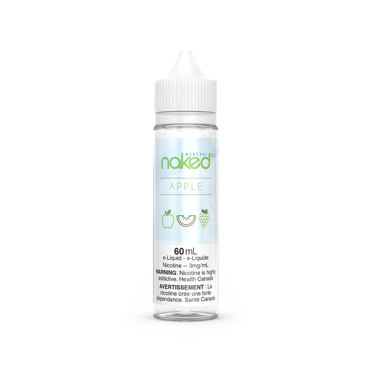 Naked 100 e-liquid Apple Cooler 3mg/mL-60mL