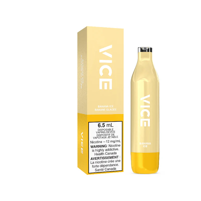 Vice 2500 Banana Ice 12mg/mL disposable ( Provincial)