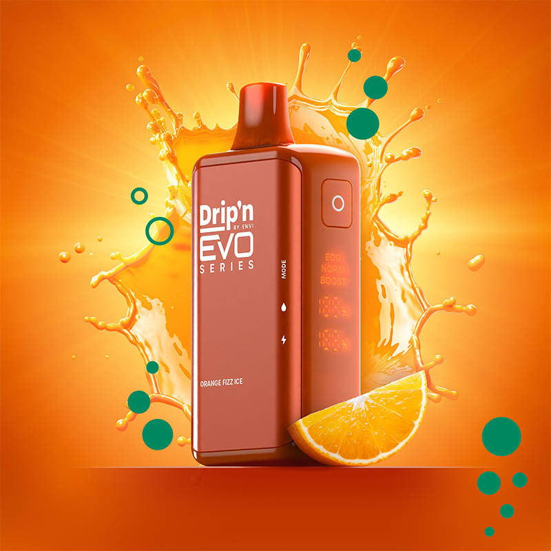 Drip’n EVO 28K Orange Fizz Ice  20mg/mL disposable