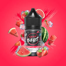 Flavour Beast e-liquid Savage Strawberry Watermelon Iced 10mg/mL-30mL (Provincial)