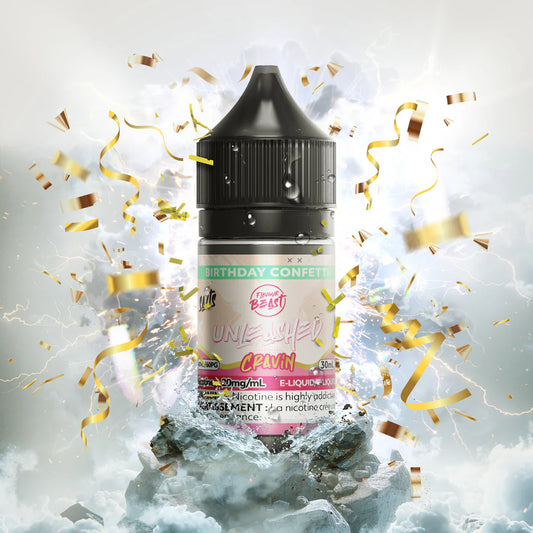 Flavour Beast E-liquid Cravin Birthday Confetti 20mg/mL- 30mL (Provincial)