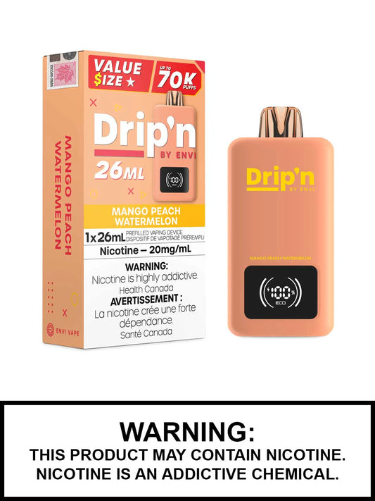 Drip’n by Envi 16k Mango Peach Watermelon 20mg/ml disposable (Provincial)