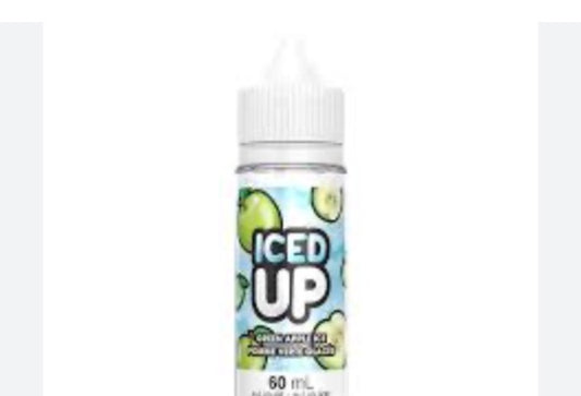 Iced Up E-Liquid Green Apple Ice 0mg 60mL (Provincial)