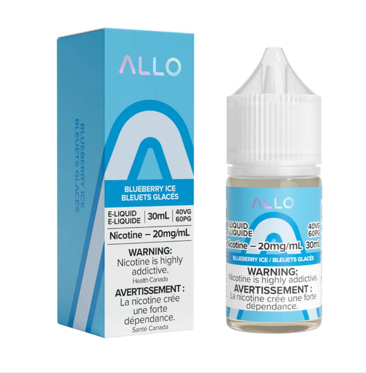 Allo e-liquid Blueberry ice 20mg/mL 30mL