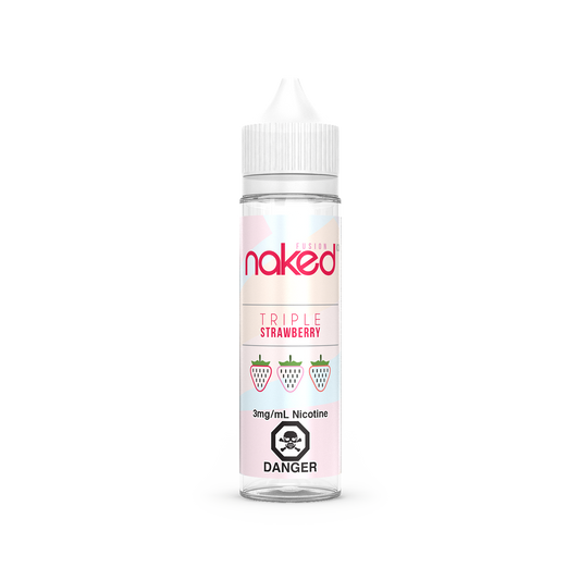 Naked 100 e-liquid Triple Strawberry 6mg/mL-60mL (Provincial)